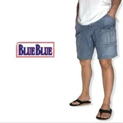 BLUE BLUE｜ワークデニムショーツブルーブルーハリランHRMショートパンツのサムネイル