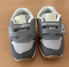 【美品‼️】new balanceキッズシューズ12㎝ グレー/グリーン