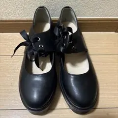 リボン付き　厚底オックスフォードシューズ