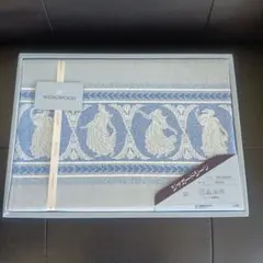 WEDGWOOD ジャガードシーツ ブルー系 日本製未使用訳あり