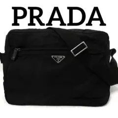 良品　PRADA プラダ　ショルダーバッグ　トートバッグ　ブラック　ナイロン　黒