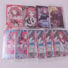 学マス SR ウエハース 晴れ着 クリアカード 花海 咲季 セット