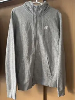 す*に様 『300円スタート』 Nike グレー ジップアップフーディ