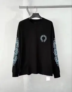 CHROME HEARTS ホースシュー フローラルクロス 長袖Tシャツ
