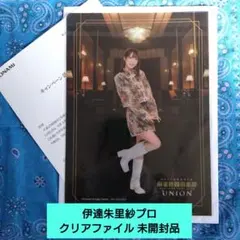 麻雀格闘倶楽部UNION✕Mリーグ 伊達朱里紗 両面クリアファイル 未開封品