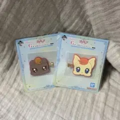 プリキュア 一番くじ Ｇ賞 お役立ちコレクション ラバークリップ2点まとめ売り