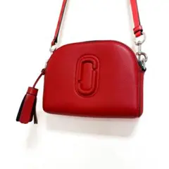 MARC JACOBS シャッター スモール カメラバッグ レッド - メルカリ