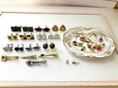 ★安心匿名配送は★昭和、平成レトロ・タイピン、カフス、タイタックおまとめ品　ｕ