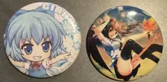 東方　チルノ　射命丸　缶バッチのサムネイル