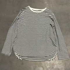 00s old UNIQLO ボーダーロンT M y2k 平成