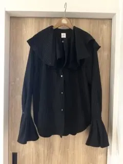 新品タグ付 レキップ クチュリエ シルク ブラウス 38 定価85800円