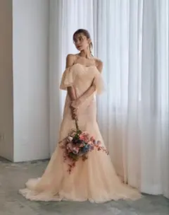 オフショルダードレス　⭐️ドレスカバー付き！