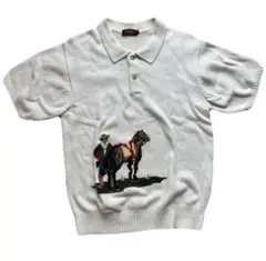 砂*様 ニットポロシャツ Chaps by RALPH LAUREN ヴィンテーのサムネイル