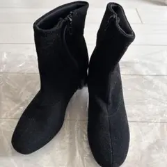 RANDA グリッター ショートブーツ Lサイズ 24.0～24.5cm