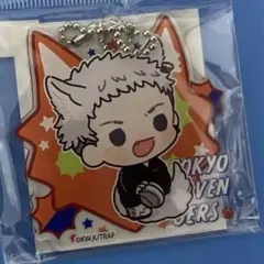 三ツ谷隆 あにまる's アクリルボールチェーン 缶バッジ セット