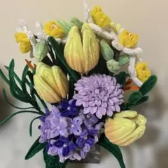 ブルーとピンクな朝顔 モールフラワー - メルカリ