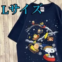 古着　【入手困難】ピーナッツ　スヌーピー　Tシャツ　Lサイズ　一点物　海外輸入