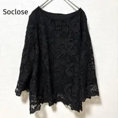 【dinosディノスSoclose】レースデザイン　ブラウスカットソーのサムネイル
