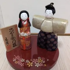 キタカゼパンチ　ひな人形　おひなさま　木彫り キタカゼパンチ ひな人形 おひなさま 木彫り - メルカリ