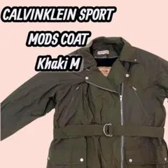 【希少マキシ丈】Calvin Klein モッズコート ウール カーキ M