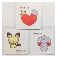 ポケモンデコキャラシール　ポケピースシール　第2弾