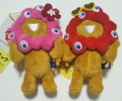 ミャクミャク ボールチェーンマスコット 日焼け 推しカラー 2体セット