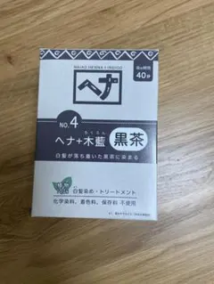 ナイアードヘナ+ 木藍　黒茶(100g)のサムネイル