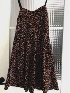 レオパード柄 キャミワンピース