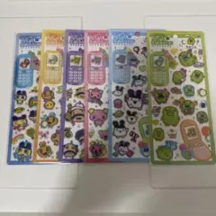 たまごっち　平成ハッピーフォン　シール　6種セット　まめっち　めめっに