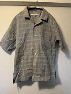 JOURNAL STANDARD チェック柄 半袖シャツ グレー