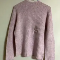 新品未使用　UNIQLO モックネックセーター XL ピンク