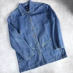TY WEAR デニム ショップコート マカオ製 90s ビンテージ M
