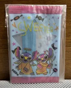 Happyくじ Disney ハロウィン お菓子パッケージ風ポーチ スティッチ