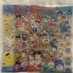 サンリオキャラクターズ クリアキャンディシール 4点セット
