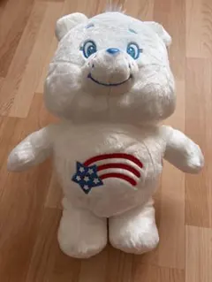 ケアベア ぬいぐるみ 白 星条旗 - メルカリ