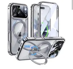 【新品未使用】iPhone 17ProMax用 両面 MagSafe対応 ケース