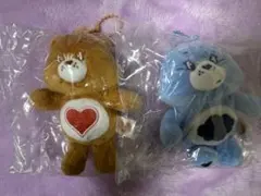 Care Bears ケアベア ぬいぐるみキーホルダー2個セット