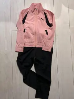 PUMA ピンク ブラック ジャージ上下セット