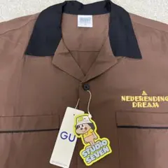 【新品未使用タグ付】GU × studio seven オープンカラーシャツ