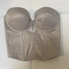 ブライダルブルーム ショートビスチェ モカグレー D70