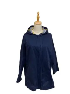 オールドネイビー ジャンパーコート こん ネイビー L 無地 裏地 ボーダー