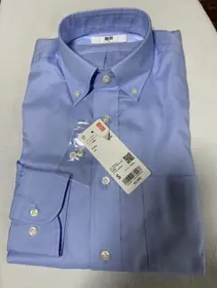 UNIQLO ファインクロスオックスフォードシャツ 長袖 ブルー s