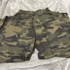 迷彩柄カジュアルパンツ ゴムウエスト