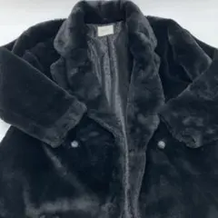 jouetie ジュエティ ロングファーコート M ブラック