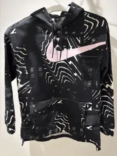 Nike DRI-FIT パーカー Lサイズ 黒/白/ピンク
