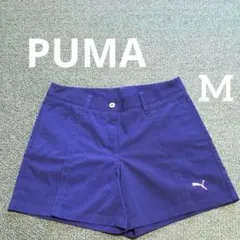 PUMA プーマ　ゴルフ　ショートパンツ　紺色　M