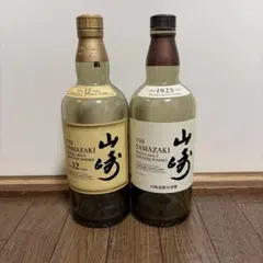 山崎 12年　NV空き瓶 ウイスキーのサムネイル