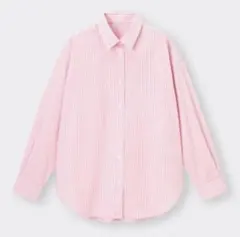 ストライプ長袖シャツ