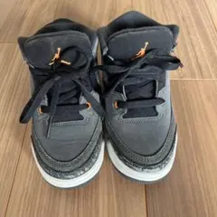 Jordan キッズスニーカー ブラック/オレンジ 17cm