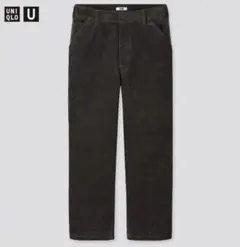 UNIQLO U コーデュロイワイドワークパンツ DARK GRAY / 79